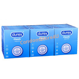 Блок презервативів Durex 12 пачок №3 Classic