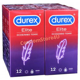 Блок презервативів Durex 6 пачок №12 Elite