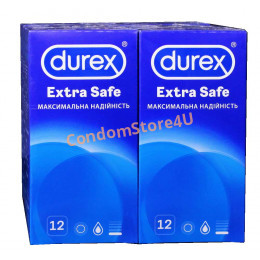 Блок презервативів Durex 6 пачок №12 Extra Safe