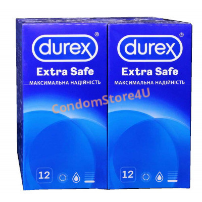 Блок презервативов Durex 6 пачек №12 Extra Safe