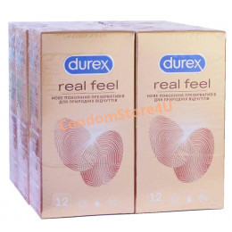Блок презервативів Durex RealFeel 72шт (6 * 12)
