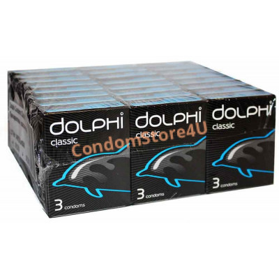 Блок презервативів Dolphi Classic №72 (24 пачки по 3 шт)