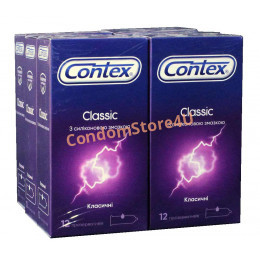 Блок презервативов Contex 6 пачек №12 Classic