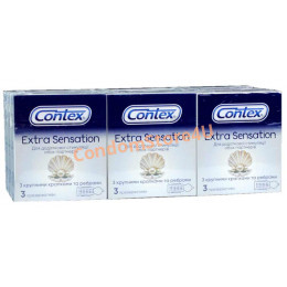 Блок презервативов Contex 12 пачек №3 Extra Sensation