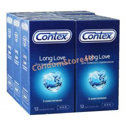 Condoms Contex 72pc Long Love block 12*3pc