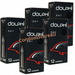 Презервативи Dolphi 3в1 60шт (5*12)