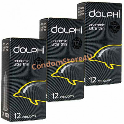 Condoms Dolphi Anatomic ultra thin 36pc (3*12)