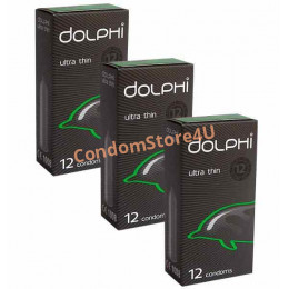 Презервативи Dolphi Ultra thin 36шт (3*12)