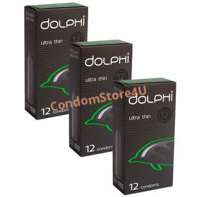 Презервативи Dolphi Ultra thin 36шт (3*12)
