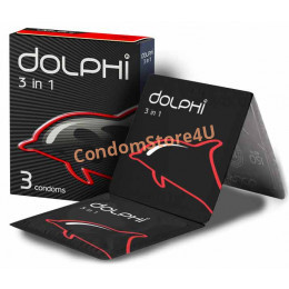 Condoms Dolphi 3в1 3pc