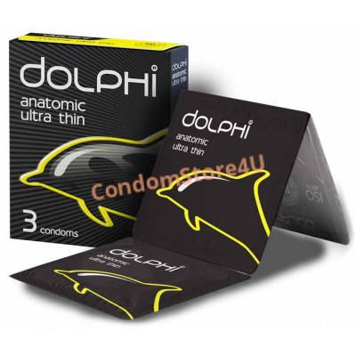 Condoms Dolphi Anatomic ultra thin 3pc