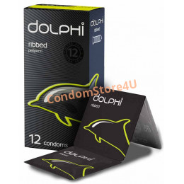 Презервативи Dolphi Ribbed 12шт