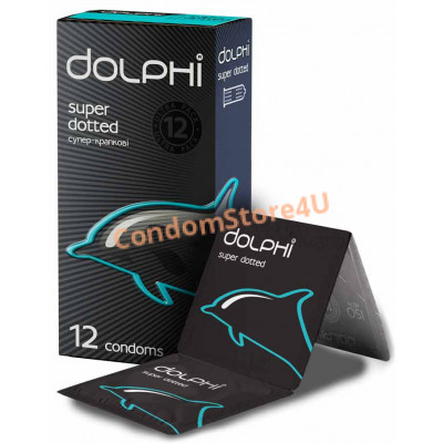 Condoms Dolphi Super Dotted 12pc