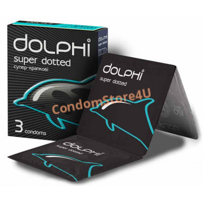 Condoms Dolphi Super Dotted 3pc