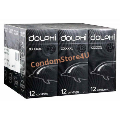Блок презервативов Dolphi XXXXL №144 (12 пачек по 12 шт)