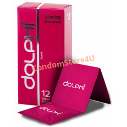 Condoms Dolphi LUX Desire (Warm&Cool) 12pc Warming Long Action 