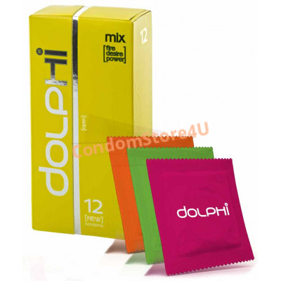 Condoms Dolphi LUX Mix (Fire, Desire, Power) 12pc