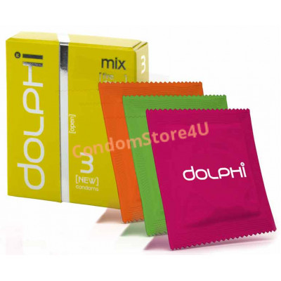 Condoms Dolphi LUX Mix (Fire, Desire, Power) 3pc