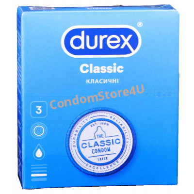 Презервативы DUREX 3шт Classic