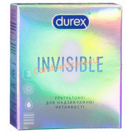 Презервативи DUREX 3шт Invisible