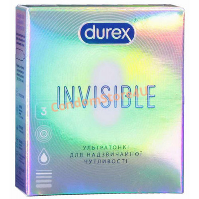 Condoms DUREX Invisible 3pc