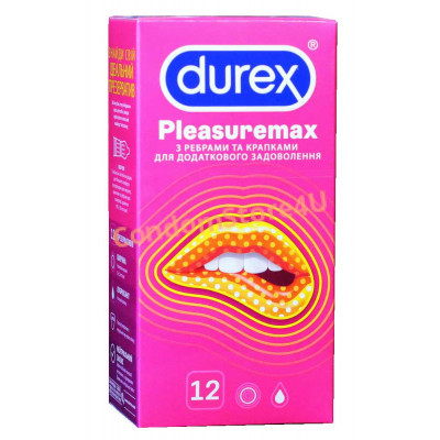 Презервативы DUREX 12шт Pleasuremax
