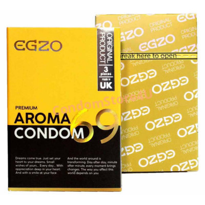 Презервативы EGZO Premium AROMA ароматизированные 3шт