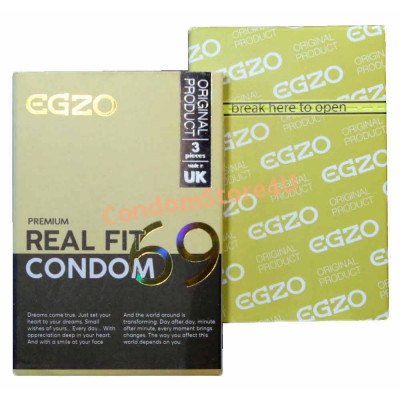 Презервативы EGZO Premium REAL FIT плотно облегающие 3шт