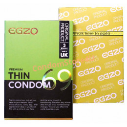 Condoms EGZO Premium THIN 3pc ultraThin