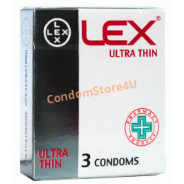 Condoms LEX Ultra Thin 3pc