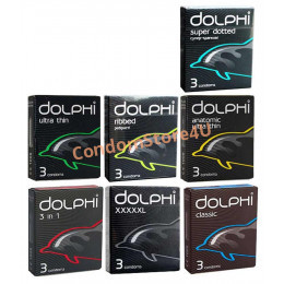 MIX Condoms DOLPHI 21pc small assorted (7*3pc)