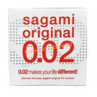 Polyurethane condoms SAGAMI Original 0.02 (1pcs) Europe