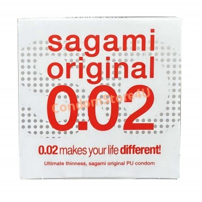 Полиуретановые презервативы SAGAMI Original 0.02 (1 шт.) Европа⭐️CondomStore4u.com