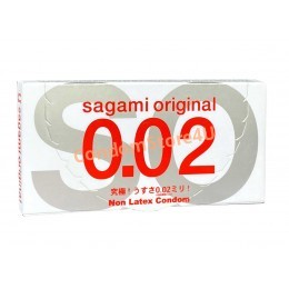 Polyurethane condoms SAGAMI Original 0.02 (2pcs) Europe