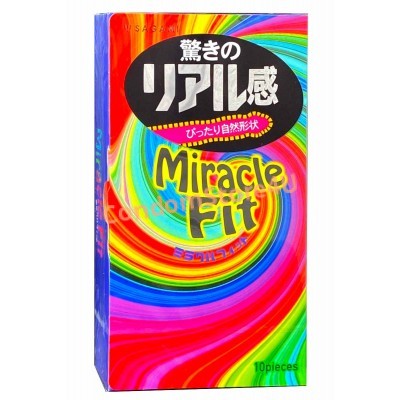 SAGAMI Miracle Fit Condoms 10pcs⭐️CondomStore4u.com