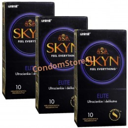 Презервативи SKYN Elite безлатексні №30 (PL) (3 пачки по 10шт)