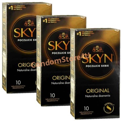 Condoms SKYN Original latex free No. 30 (PL) (3 packs of 10 pcs)