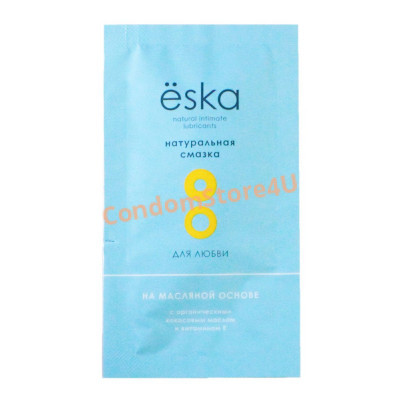  Органічний гель Eska 7 мл на масляній основі, 2 в 1 лубрикант і масажне масло