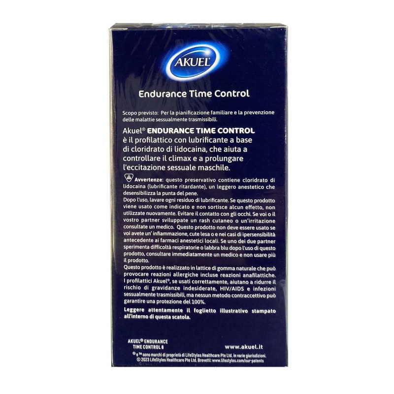 Condoms AKUEL Endurance 8 pcs (Best before 02.2027) — photo 2