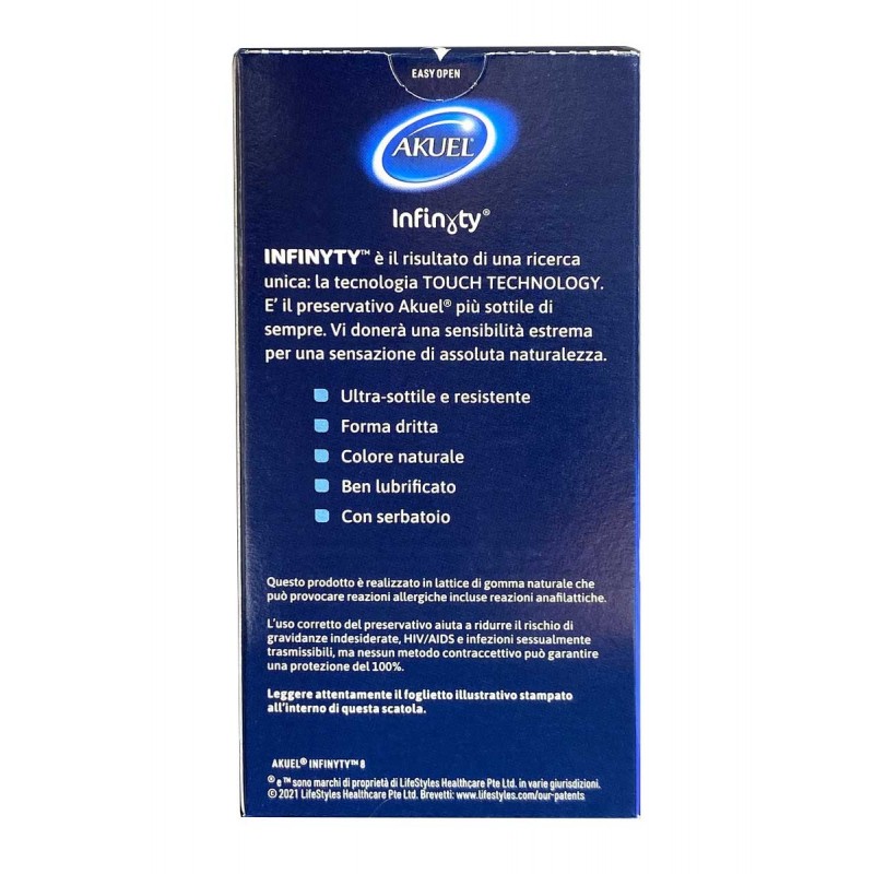 Condoms AKUEL INFINYTY 8 pcs (Best before 09.2026) — photo 2