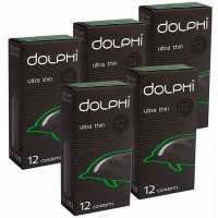 Condoms Dolphi Ultra thin 60 pcs (5 packs of 12 pcs)