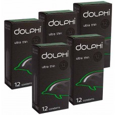 Condoms Dolphi Ultra thin 60 pcs (5 packs of 12 pcs)