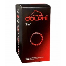 Condoms Dolphi 3w1 24 pcs