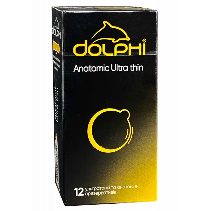 Condoms Dolphi Anatomic Ultra thin 36 pcs (3 packs of 12 pcs) — photo 4