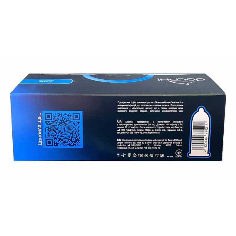 Condoms Dolphi Classic 48 pcs — photo 2