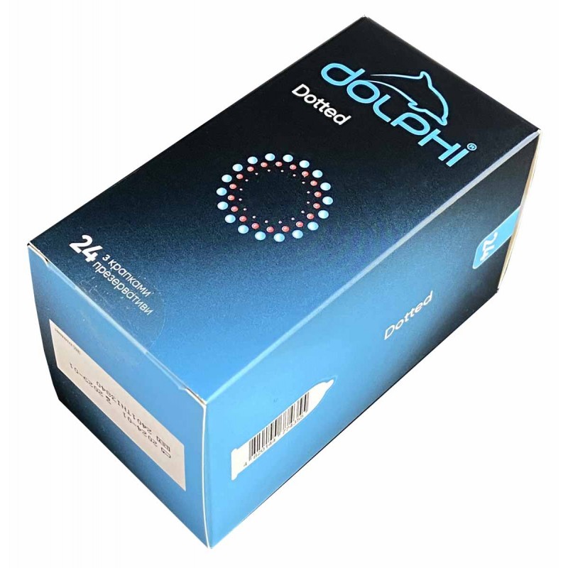 Condoms Dolphi Dotted dotted 24 pcs — photo 3