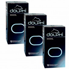 Презервативи Dolphi XXXXXL 36шт (3 уп. по 12шт)