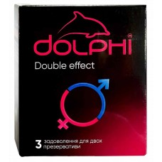 Condoms Dolphi Double Effect 3 pcs