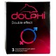 Презервативы Dolphi Double Effect 3шт