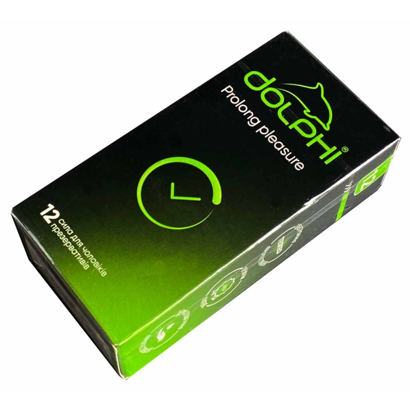 Condoms Dolphi Prolong Pleasure 12 pcs — photo 2